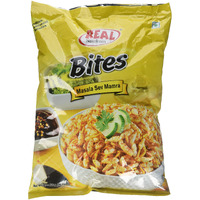 Real Namkeen, Bites Masala Sev Mamra, 400 Grams(gm)