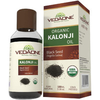 Vedaone USDA Organic Kalonji | Nigella Sativa Black Cumin Seed Oil for Hair Growth - 100ml | Ayurvedic Formula