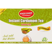 Wagh Bakri Instant Cardamom tea UNSWEETENED 10 sachets