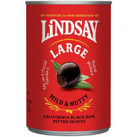 Lindsay Large Black Ripe Pitted Olives 6 oz