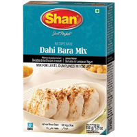 Shan Dahi Bara Recipe Mix 5.29 oz (150g) - Seasoning Spice Powder for Traditional Lentil Dumplings in Yogurt  (5.29 Ounce (Pack of 1))