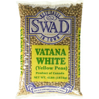Swad Vatana White (yellow Peas) 4 lbs