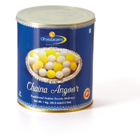 GHASITARAM's Chaina Angoor Tin -1Kg, For Every Traditional Indian Festival,Best Indian Sweets