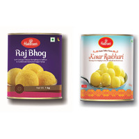 Haldiram Rajbhog & Kesar Rasbhari 1 kg X 2 Tin