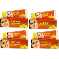 Vicco Turmeric Skin Cream with Sandalwood Oil 4 pack (4 X 70g)