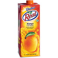 Dabur Real Mango Nectar 1 Ltr. [Pack of 3]