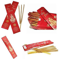 Sri Sai Flora Agarbatti Hand Rolled Indian Lord Incense Sticks Pack of 5 (25 GRM Each)