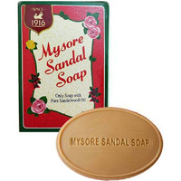 Mysore Sandal Soaps Pack of 4 (75 gr. Bars)