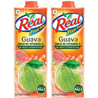 Real Fruit Juice, Guava, 1L (Pack of 2)