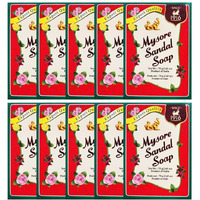 Mysore Sandal Soaps Pack of 10 (75 gr. Bars)