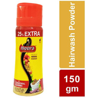 4 X Meera Herbal Hair Wash Powder Shikakai, Tulsi Powder 120gm Jar X 4= Net. 480g