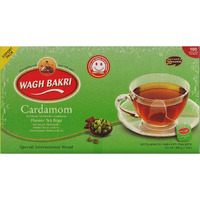 Wagh Bakri Cardamom Natural Flavour Tea Bags - 100 Enveloped Tea Bags