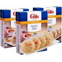 Gits Rava Idli Mix, 1500g (Pack of 3 X 500g Each)