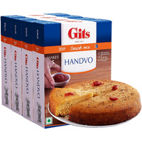 Gits Instant Handvo Snack Mix, 800g (Pack of 4 X 200g Each)