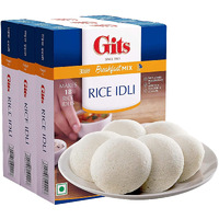 Gits Instant Mix Box - 600gm (Pack of 200gm X 3) | Ready to Cook Indian Breakfast/Lunch/Dinner/Snack Meal | No Artificial Colors, Flavors, Preservatives, 100% Vegetarian, Easy Recipe (Rice Idli)