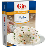 Gits Upma mix 87.5 Oz (Pack of 5X17.5 Oz each) Ready to Cook Indian Breakfast, Snack Meal | 100% Vegetarian, Easy Recipe, No Artificial Colors, Flavors, Preservatives. Vegan