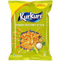 Kurkure Green Chutney Indian Chips Pack of 3
