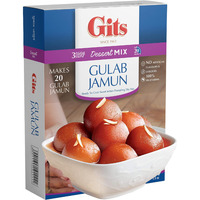 Gits Ready to Cook Gulab Jamun Instant mixes | Indian Dessert | Indian Sweets | 17.5 Oz, (Pack of 5 X 3.5 Oz Each)
