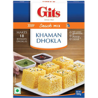 Gits Instant Khaman Dhokla Snack Mix, 720g (Pack of 4 X 180g Each)