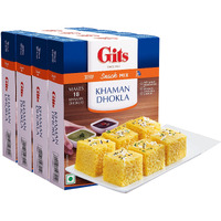 Gits Instant Khaman Dhokla Snack Mix, 720g (Pack of 4 X 180g Each)