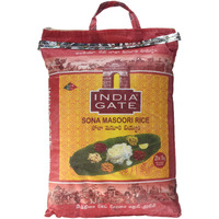 India Gate - Short Grain Rice - Sonamasoori, 20 Pound Bag