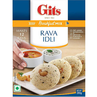 Gits Instant Mix Box - 600gm (Pack of 3 x 200gm ) | Ready to Cook Indian Breakfast/Lunch/Dinner/Snack Meal | No Artificial Colors, Flavors, Preservatives, 100% Vegetarian, Easy Recipe (Rava Idli)