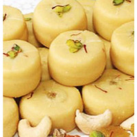 Nanak Kaju Peda (Cashew Sweet) 312g 15pcs Indian Delicacy Sweets Gift Box for Diwali, Eid, Navratri, Holi, Rakhi