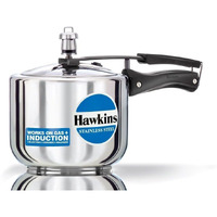 Hawkins Stainless Steel Induction Compatible Inner Lid Pressure Cooker (Tall), 3 Litre, Silver (Hss3T), 3 Liter