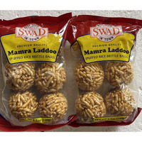 Swad Mamra Laddoo (Puffed Rice Brittle Balls - 100 Gram (Pack of 2)