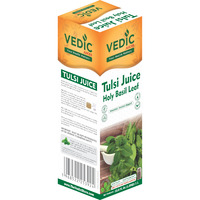 Vedic Juices Tulsi Juice 1 L - Natural Juice for Daily Use - 33.8 Floz