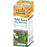 Vedic Juices Tulsi Juice 1 L - Natural Juice for Daily Use - 33.8 Floz