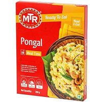 MTR Ready to Eat Just Heat and Eat | No Preparation | No additives | Gluten Free | Pack of 5 | Pongal 300gm