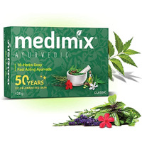 Medimix Herbal Handmade Ayurvedic 18 Herb Soap, 125 (Pack of 5)