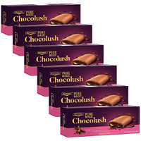 Britannia Pure Magic Chocolush Biscuits 2.64oz (75g) - Biscuits fourrs au chocolat - Magic of Molten Choco - Halal and Suitable for Vegetarian (Pack of 6)