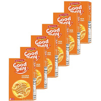 Britannia Good Day Cashew Cookies Family Pack 8.15oz (231g) - Breakfast & Tea Time Snacks - Delicious Grocery Cookies - Halal and Suitable for Vegetarians (Pack of 6)