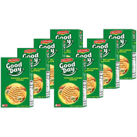 Britannia Good Day Pistachio/Almond Cookies 8.15oz (231g) - Breakfast & Tea Time Snacks - Delicious Grocery Cookies - Halal and Suitable for Vegetarians (Pack of 8)