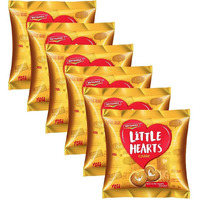 Britannia Little Hearts Biscuits 2.6oz (75g) - Biscuit de Patits Coeurs - Soft and Delicious Biscuits - Kids Favorite Cookies - Suitable for Vegetarians (Pack of 6)