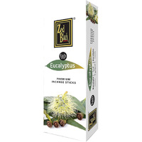 ZED BLACK Premium Eucalyptus Natural Incense Sticks - 20 Sticks Per Box & 6 Boxes Inside (Total 120 Sticks) - Use It at Home or Workplace  Alluring Aroma Sticks