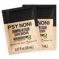 PSY NONI SHAMPOO-IN COLOR DARK BROWN (0.67 fl oz, 1)