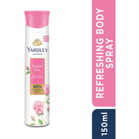Yardley English Rose Body 150ml 5 Oz Refreshing Body Spray