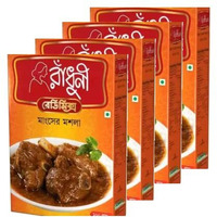 Radhuni - Masala Mix Combo (Pack of 4), 400g 14.11oz (Four meat Curry)