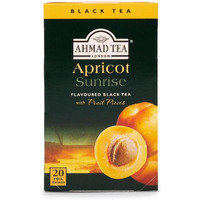 Ahmad Tea Black Tea, Apricot Sunrise Teabags, 20 ct (Pack of 6) - Caffeinated & Sugar-Free