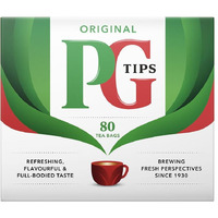 PG tips Black Tea, 80 Count Box 80pyramid tea bags(Pack of 3)