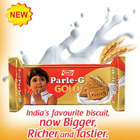 Parle-G Gold Premium Biscuit, 125g/4.41oz (4 PACK)
