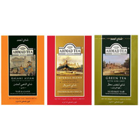 Ahmad Loose Leaf Tea Variety Pack with Imperial Blend Black Tea, Green Tea With Earl Grey & Kalami Assam Black Tea, 16 each (Pack of 3)