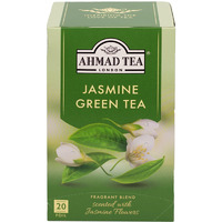 Ahmad Tea Green Tea, Jasmine Romance Teabags, 20 ct (Pack of 6) - Caffeinated & Sugar-Free