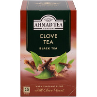 Ahmad Tea Black Tea, Clove Teabags, 20 ct (Pack of 6) - Caffeinated & Sugar-Free