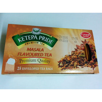 Kenyan Ketepa Pride Masala Flavoured Enveloped Tea Bags 25 sachets (Kenya)