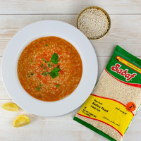 Sadaf Pearl Barley - Pearled Barley Grain for Cooking and Food Flavoring - Cebada en Grano - Kosher - 24 Oz Resealable Bag