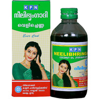 200ml Neelibhringadi Hair Oil Hair Loss uses amla indigo brahmi coconut by KPN